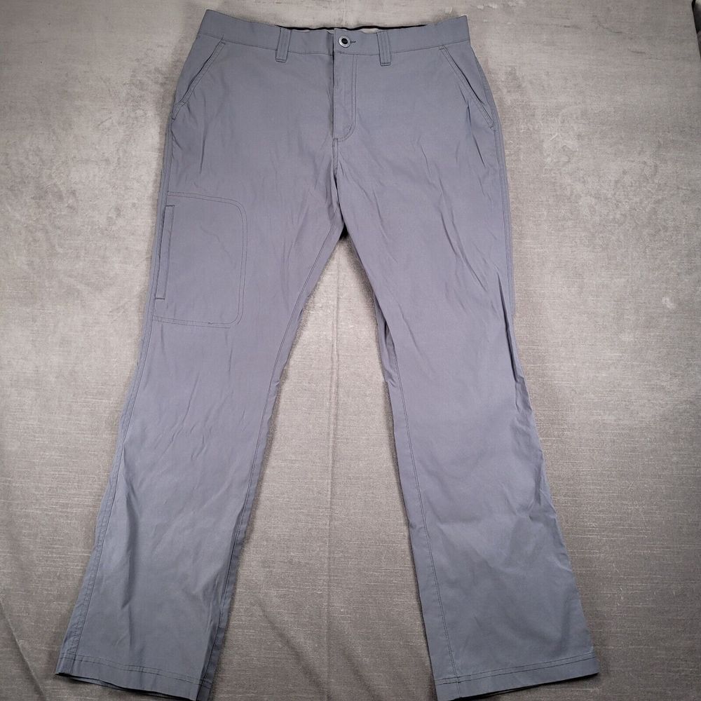 Orvis Hiking Pants 5 Pocket Water Repellent Performance Gray Mens‎ Size 38